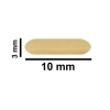 Bel-Art Spinbar Teflon Micro (Flea) Magnetic Stirring Bar; 10 X 3MM, Yellow